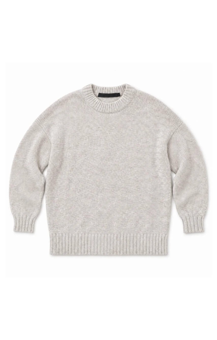 Jenni Kayne Cruise Cocoon Crewneck in Oatmeal